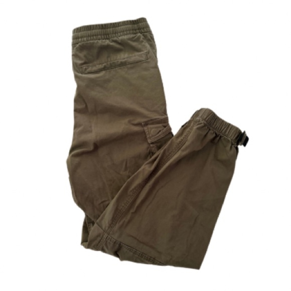H&M Men’s Relaxed Fit Army Green Cargo Joggers - Size M (Adjustable Ankles)